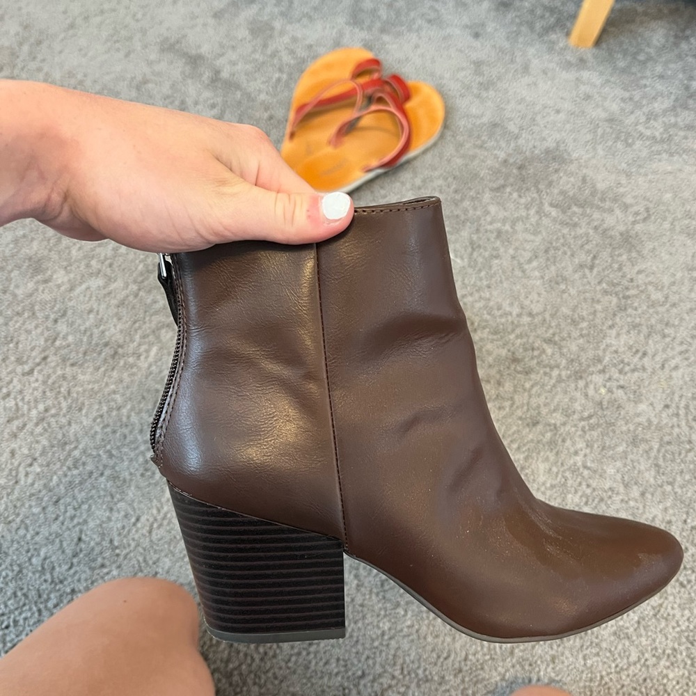 Brown boots